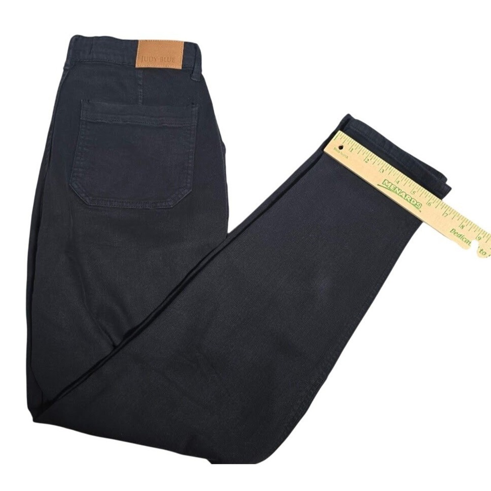 Judy Blue  Womens 11/30 Garment Dyed High Rise Navy Blue Charcoal JB88813C . 614